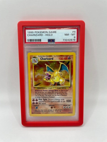 PRECOMENZI - Evoretro Bumper Protector for PSA Slabs Red