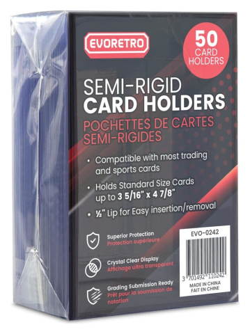 Evoretro Card Holders 200-Pack Semi-Rigid 8 x 12 cm [6]