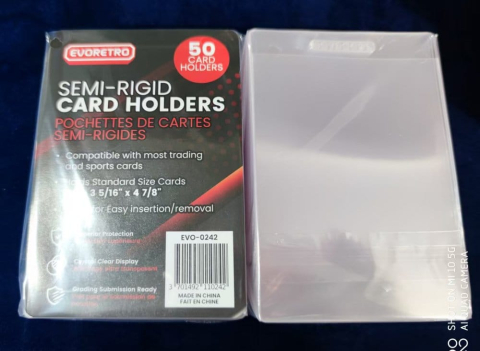 Evoretro Card Holders 200-Pack Semi-Rigid 8 x 12 cm [3]