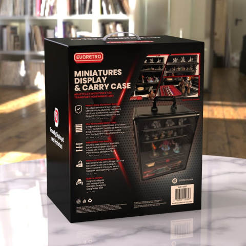 Evoretro Display and Carry Case for Collectible Figures and Models 45 x 37 cm [23]