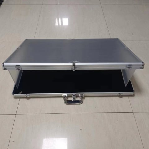 Evoretro Display Showcase 91 x 61 cm Silver [1]