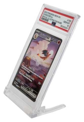 Evoretro Display Stands 5-Pack for Graded Cards Slabs Transparent [3]