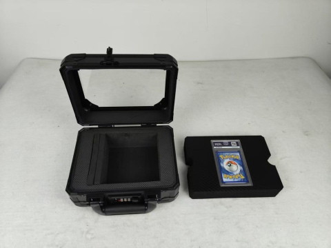 Evoretro Graded Card Display and Carry Case with Display Window Black [2]