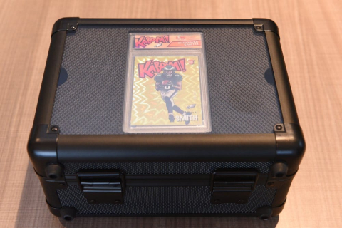 Evoretro Graded Card Display and Carry Case with Display Window Black [8]