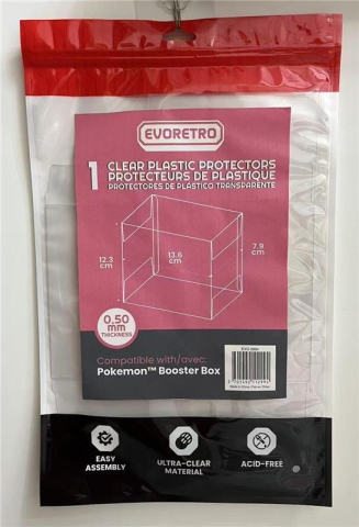 Evoretro PET Display Case Protector for Pokémon Booster Box (1-Pack) [3]