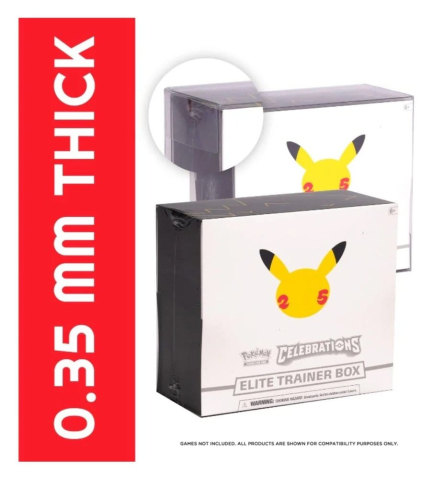 Evoretro PET Display Case Protector for Pokémon ETB (1-Pack) [6]