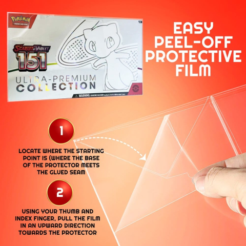Evoretro PET Protectors 2-Pack for Pokémon 151 Scarlet & Violet Ultra Collection Box [5]