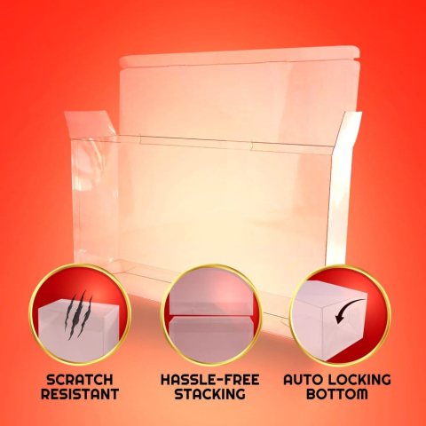 PRECOMENZI - Evoretro PET Protectors 2-Pack for Pokémon 151 Scarlet & Violet Ultra Collection Box