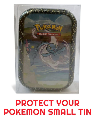 Evoretro PET Protectors 5-Pack for Pokémon Small Tins 8x3x13cm [4]