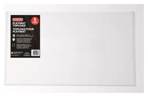 PRECOMENZI - Evoretro Playmat Topload Holder 5-Pack 61 x 36 cm