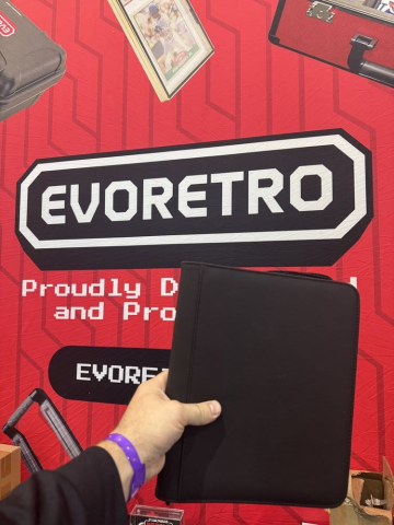 Evoretro Topload Cards Binder 2x2 160 Cards Black 24.4 x 19.1 cm [1]