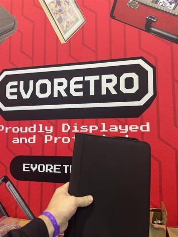 Depozitare si Protectie - Evoretro Topload Cards Binder 2x2 160 Cards Black 24.4 x 19.1 cm