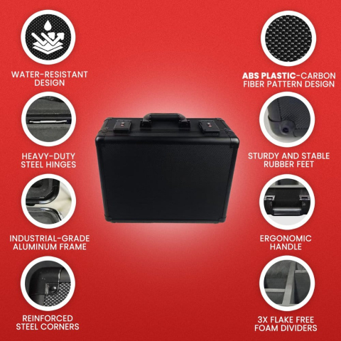 Evoretro Trading Card Storage Box for 120 Cards XL Black [2]