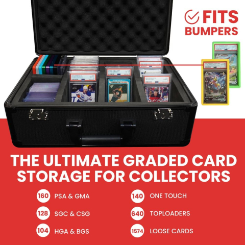 PRECOMENZI - Evoretro Trading Card Storage Box for 120 Cards XL Black