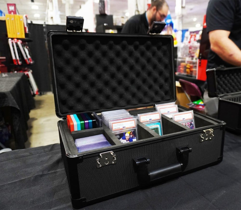 Evoretro Trading Card Storage Box for 120 Cards XL Gray [6]