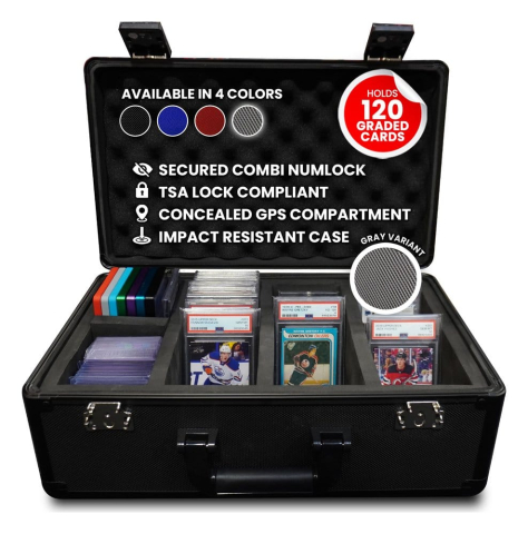 Evoretro Trading Card Storage Box for 120 Cards XL Gray [12]