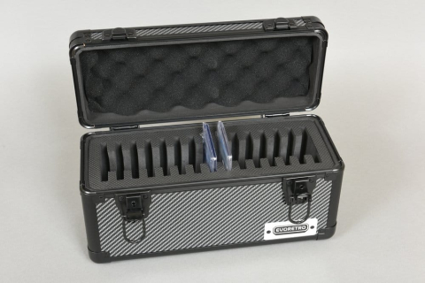 Evoretro Trading Card Storage Box for 15 Slabs Gray 33.9 x 13.4 cm [1]