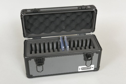 Evoretro Trading Card Storage Box for 15 Slabs Gray 33.9 x 13.4 cm [17]