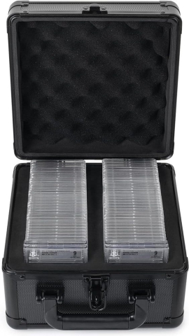 Evoretro Trading Card Storage Box for 60 Cards Gray [1]