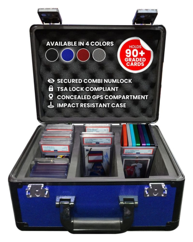 Evoretro Trading Card Storage Box for 90 Cards X Blue [8]