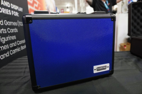 Evoretro Trading Card Storage Box for 90 Cards X Blue [5]