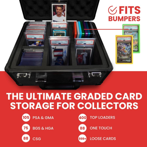 PRECOMENZI - Evoretro Trading Card Storage Box for 90 Cards X Gray