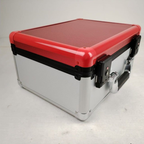 Evoretro Trading Card Storage Box for 90 Cards X Red and Silver [3]