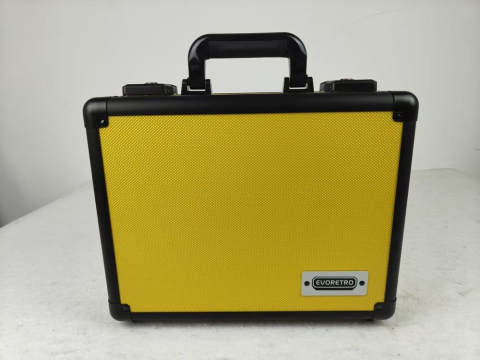 PRECOMENZI - Evoretro Trading Card Storage Box for 90 Cards Yellow