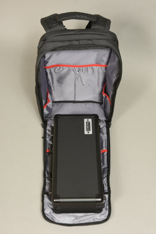 Evoretro Travel Backpack and Mini-Carrying Case Bundle Kit Black [17]