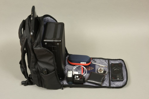 Evoretro Travel Backpack and Mini-Carrying Case Bundle Kit Black [12]
