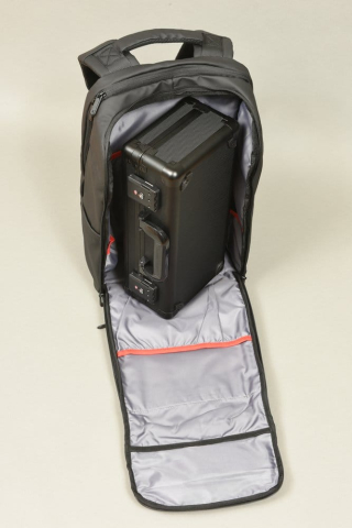 Evoretro Travel Backpack and Mini-Carrying Case Bundle Kit Black [16]