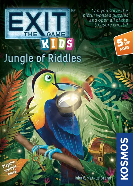 Board Games - EXIT: Kids – Jungle of Riddles – Puzzle in jungla pentru copii
