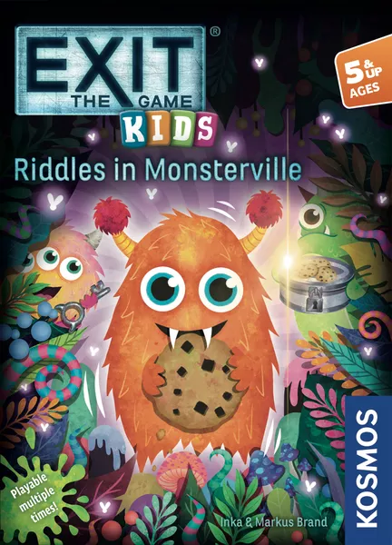 Board Games - Exit: The Game – Kids: Riddles in Monsterville (Joc cooperativ)