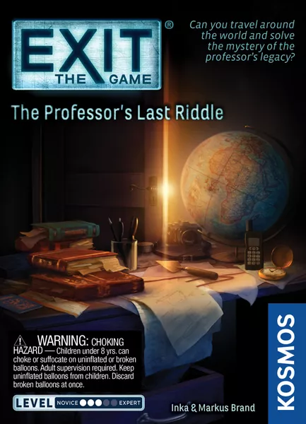 Card Games (jocuri cu carti) - Exit: The Game – The Professor’s Last Riddle (Joc escape‑room)
