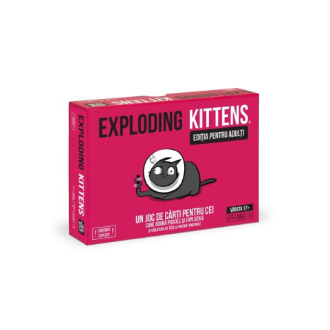 Board Games - Exploding Kittens Pink Edition – Joc pentru Adulti (18+)