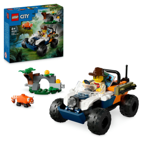 LEGO - Exploratorul junglei pe ATV în cautarea unui panda rosu