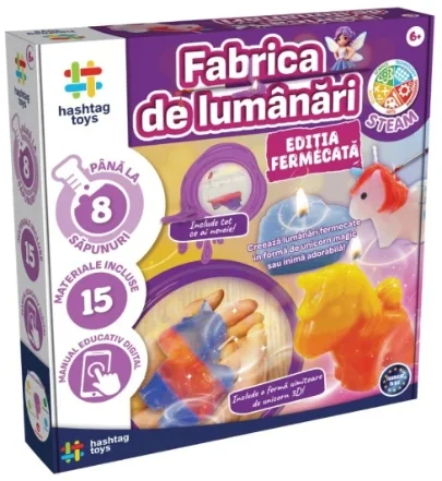 Jocuri si jucarii - Fabrica de Lumanari - Set Creativ STEM