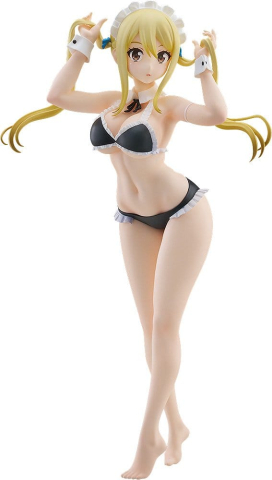 PRECOMENZI - Fairy Tail 100 Years Quest Beach Queens Pop Up Parade PVC Statue Lucy Heartfilia: Virgo Form Swimsuit Ver. L Size 23 cm