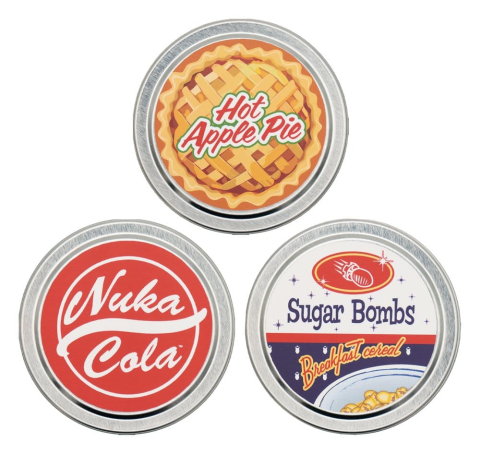 PRECOMENZI - Fallout Candle 3-Pack Vault Dweller's 6 cm