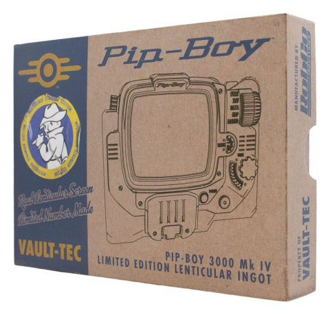 Fallout Ingot Pip-Boy Limited Edition Lenticular Mysterious Stranger Variant [2]
