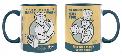 Cani/Pahare - Fallout - Mug „Vault Poster“