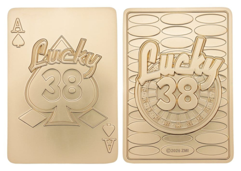 Fallout: New Vegas Replica Lucky 38 Imitation Gold Casino Set Limited Edition [5]