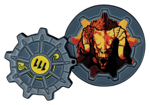 Fallout Pin Badge Vault Door 111 Limited Edition Hinged [3]