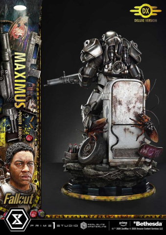 Fallout Real Elite Masterline Statue 1/4 Maximus Power Armor Deluxe Version 67 cm [16]