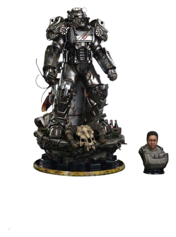 PRECOMENZI - Fallout Real Elite Masterline Statue 1/4 Maximus Power Armor Deluxe Version 67 cm
