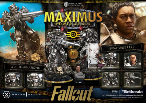 Fallout Real Elite Masterline Statue 1/4 Maximus Power Armor DX Bonus Version 67 cm [14]