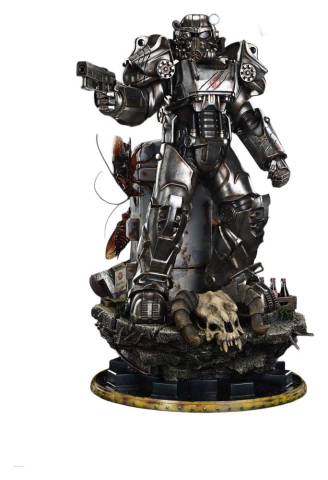 PRECOMENZI - Fallout Real Elite Masterline Statue 1/4 Maximus Power Armor DX Bonus Version 67 cm
