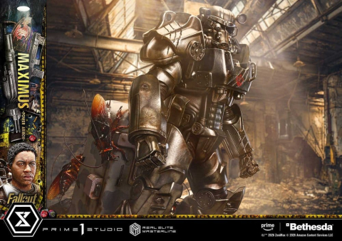 Fallout Real Elite Masterline Statue 1/4 Maximus Power Armor DX Bonus Version 67 cm [13]