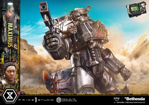 Fallout Real Elite Masterline Statue 1/4 Maximus Power Armor DX Bonus Version 67 cm [5]