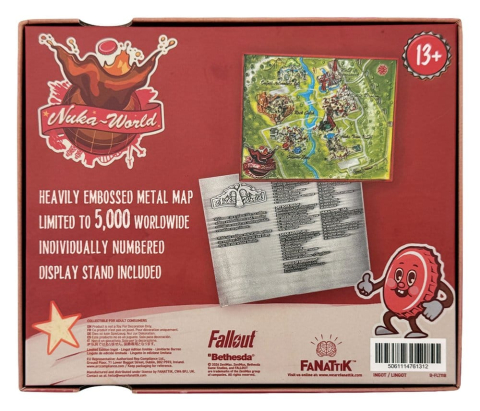 Fallout Replica Metal Map Nuka-World Limited Edition 16 x 13 cm [2]
